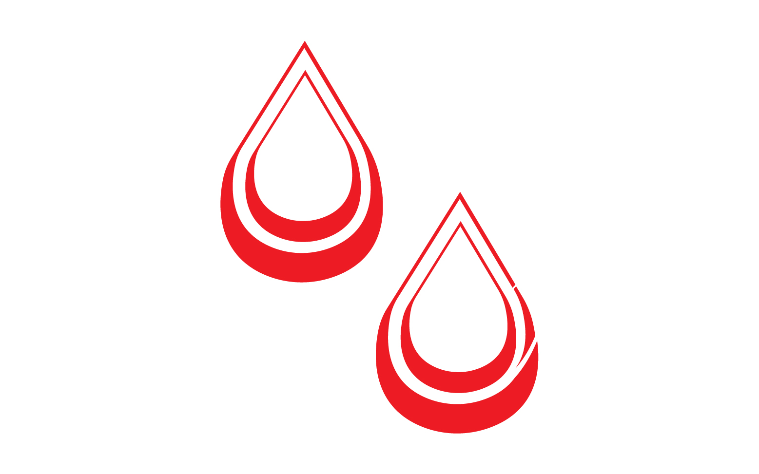 Blood drop icon logo vector element  v16