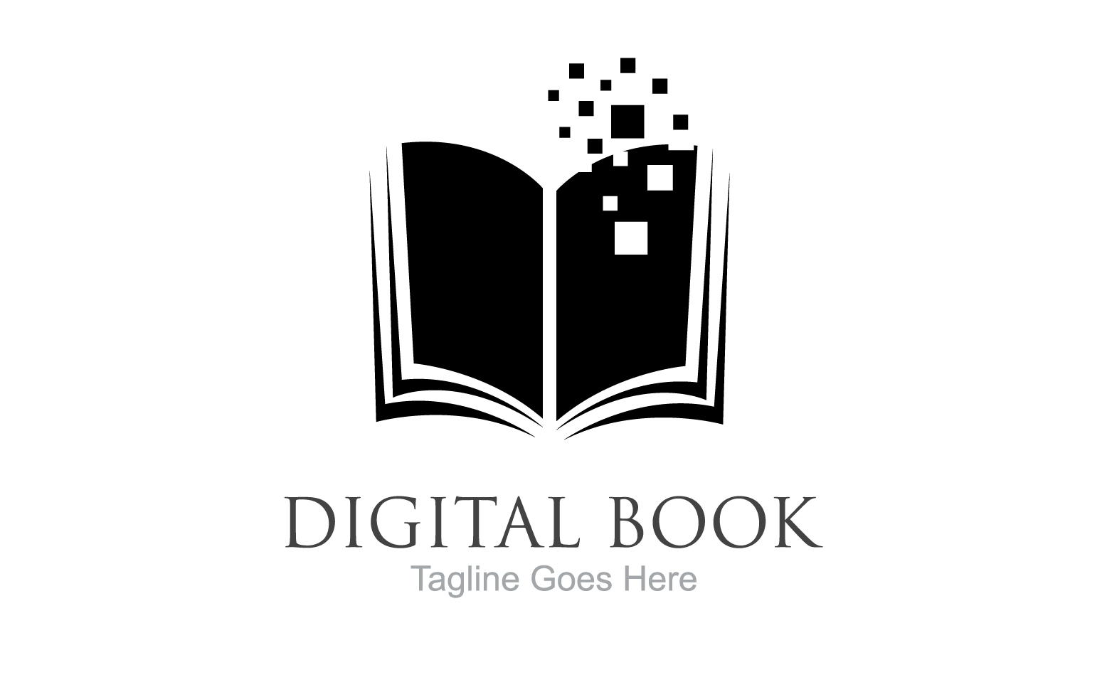 Book reading education logo vector v9
