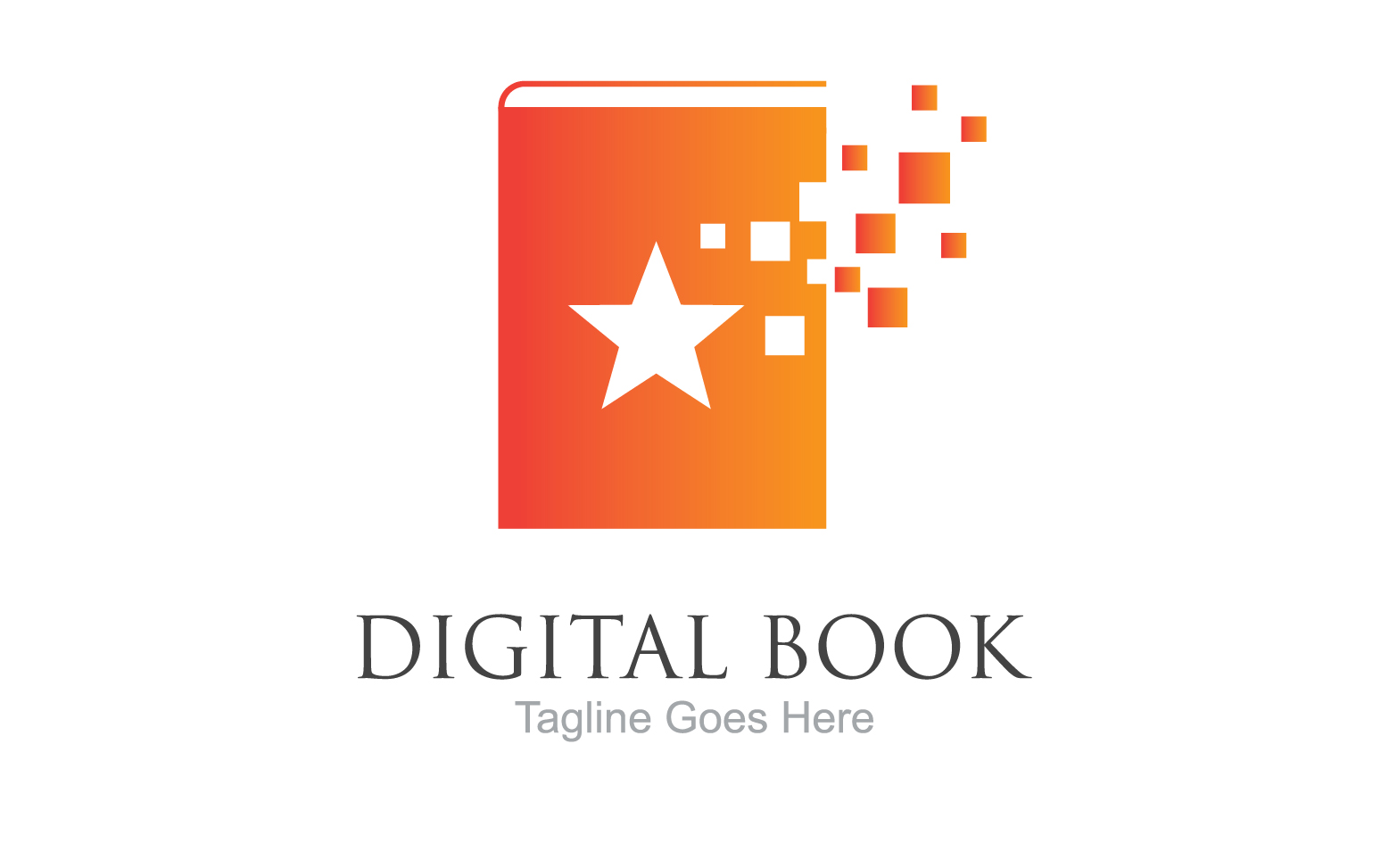 Book reading education logo vector v13