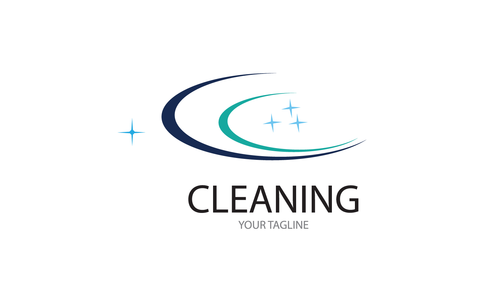 Cleaning service icon logo vector v20