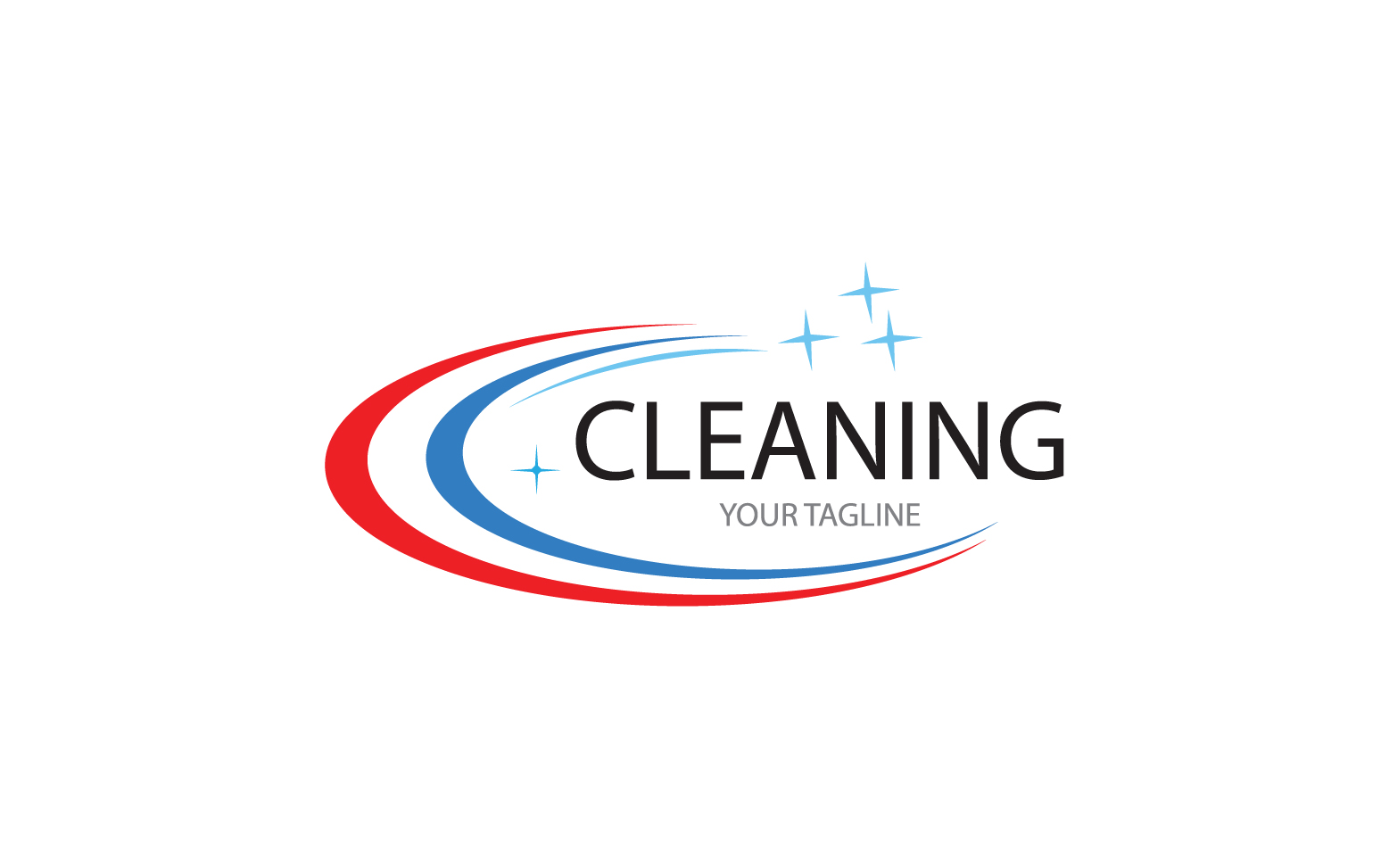 Cleaning service icon logo vector v21
