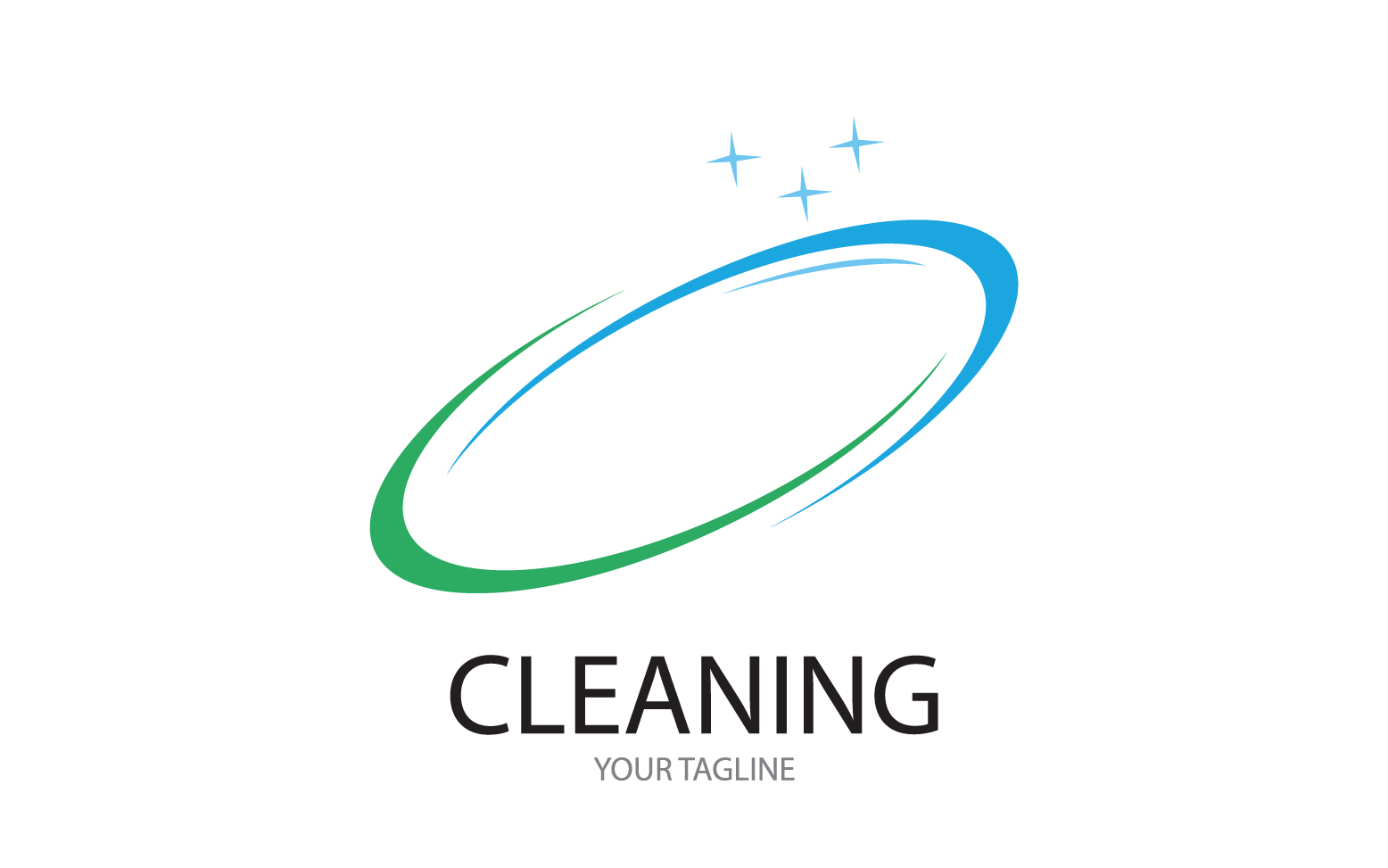 Cleaning service icon logo vector v23
