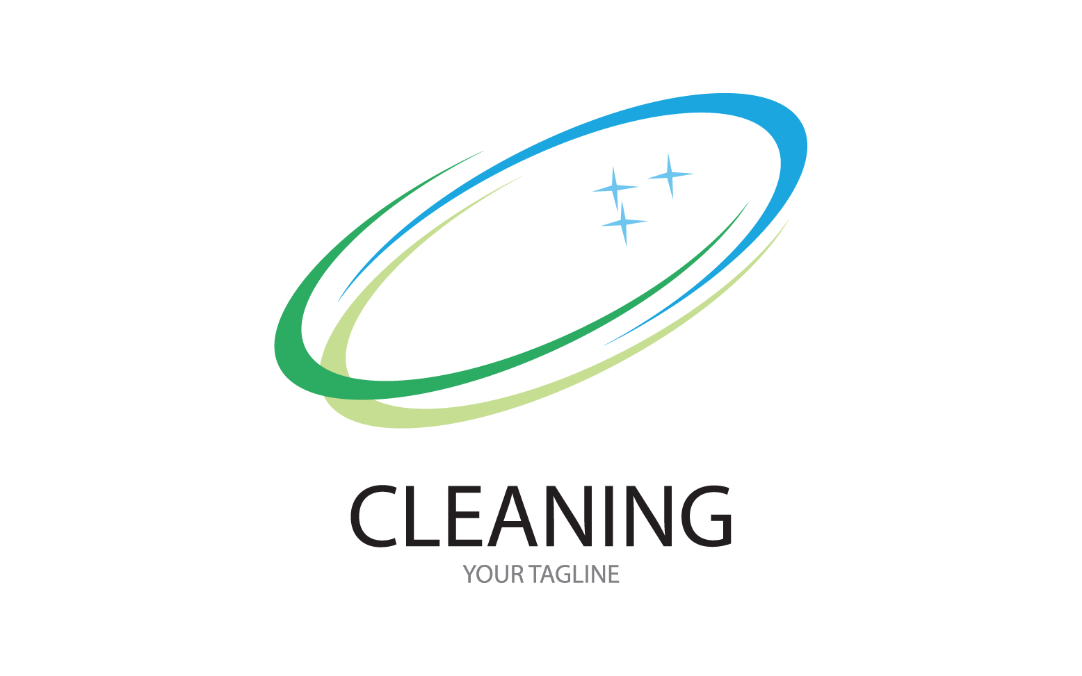 Cleaning service icon logo vector v22