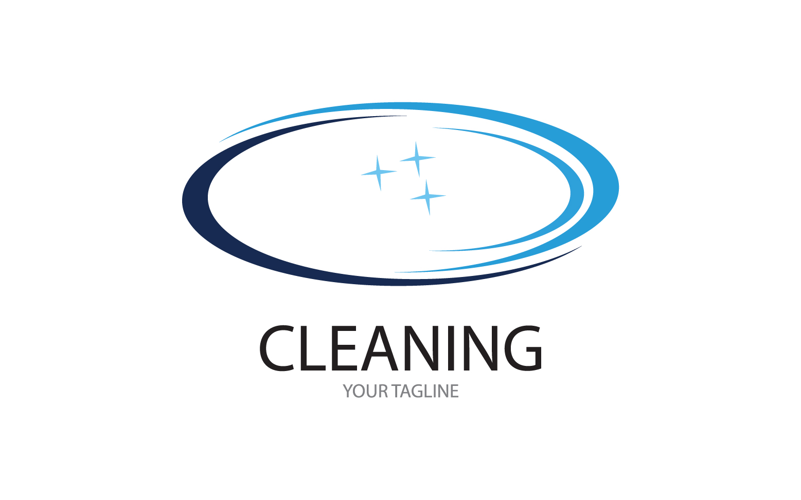 Cleaning service icon logo vector v27