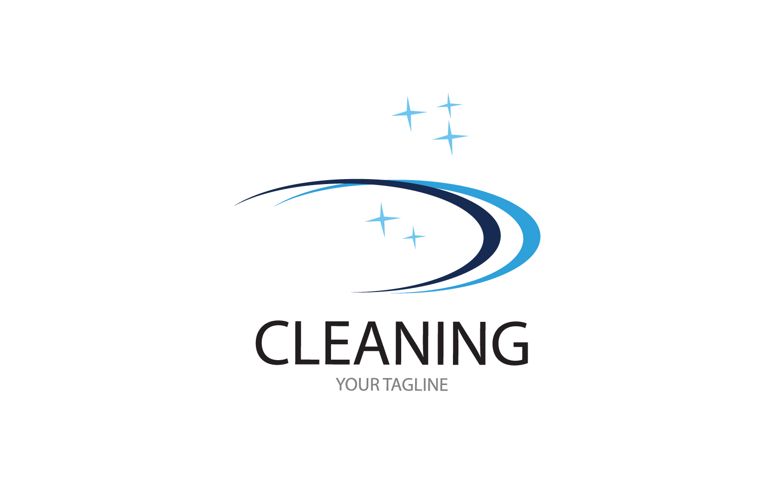 Cleaning service icon logo vector v29