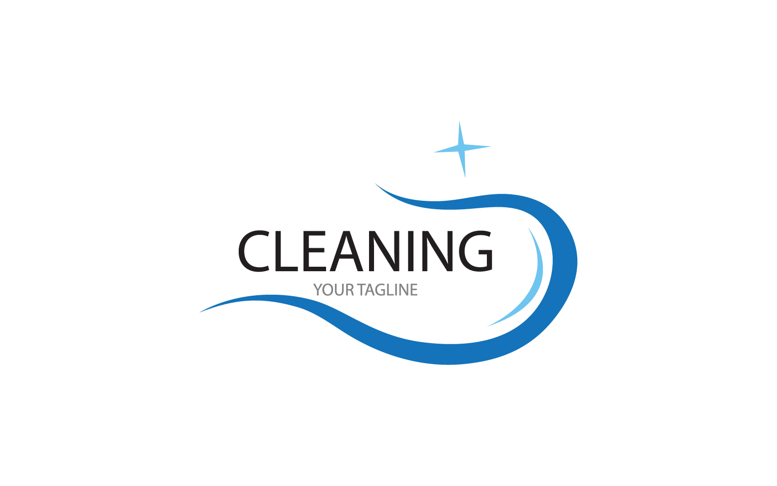 Cleaning service icon logo vector v31