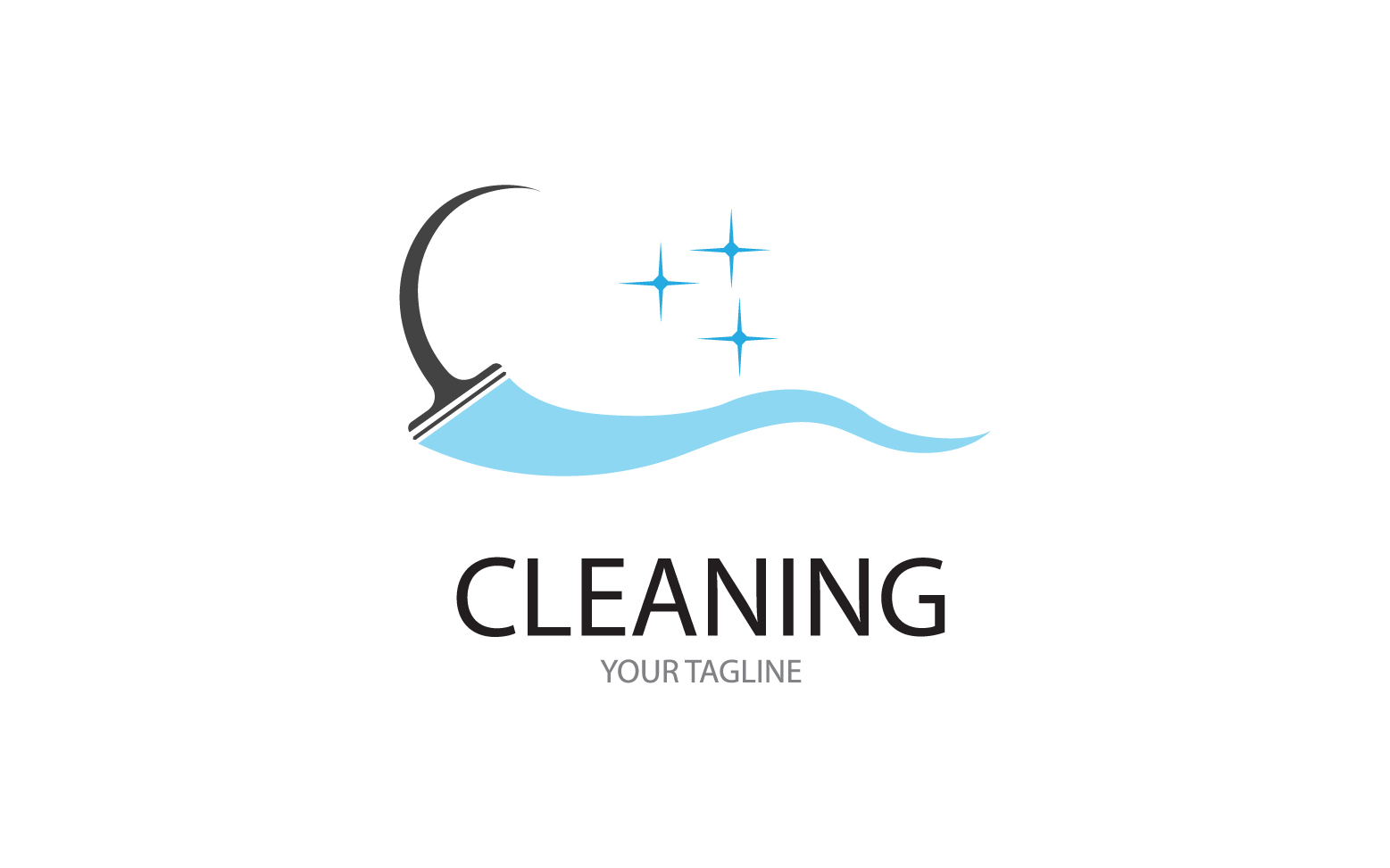 Cleaning service icon logo vector v43