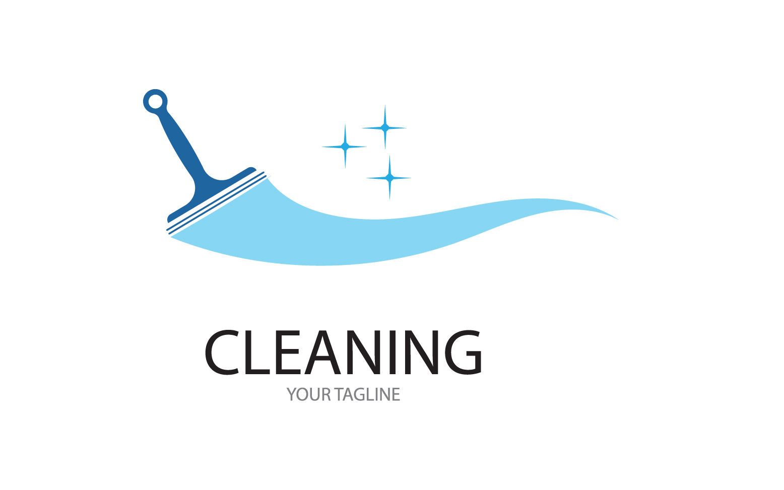 Cleaning service icon logo vector v41