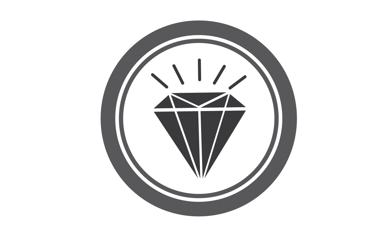 Diamond logo vector element version v32