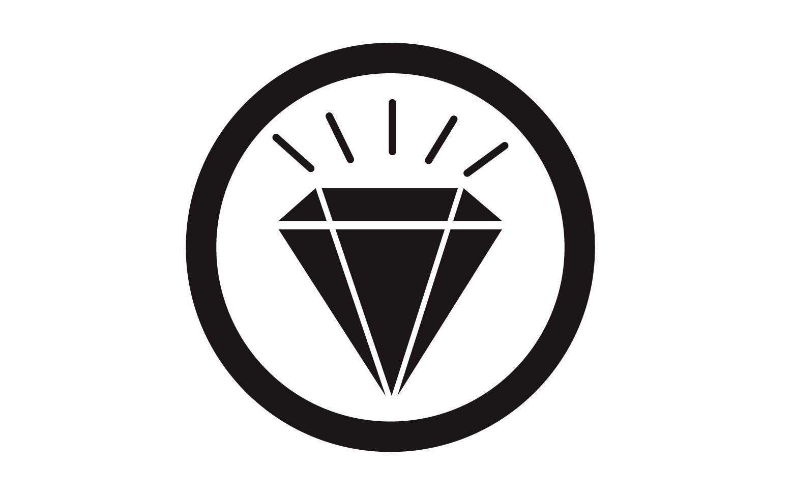 Diamond logo vector element version v29