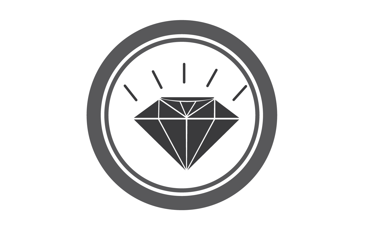 Diamond logo vector element version v37