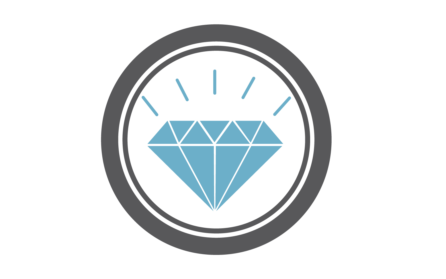 Diamond logo vector element version v38