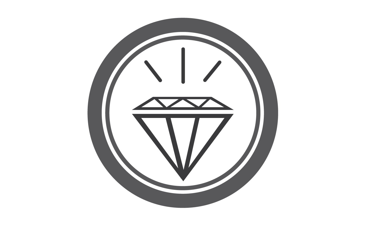 Diamond logo vector element version v42