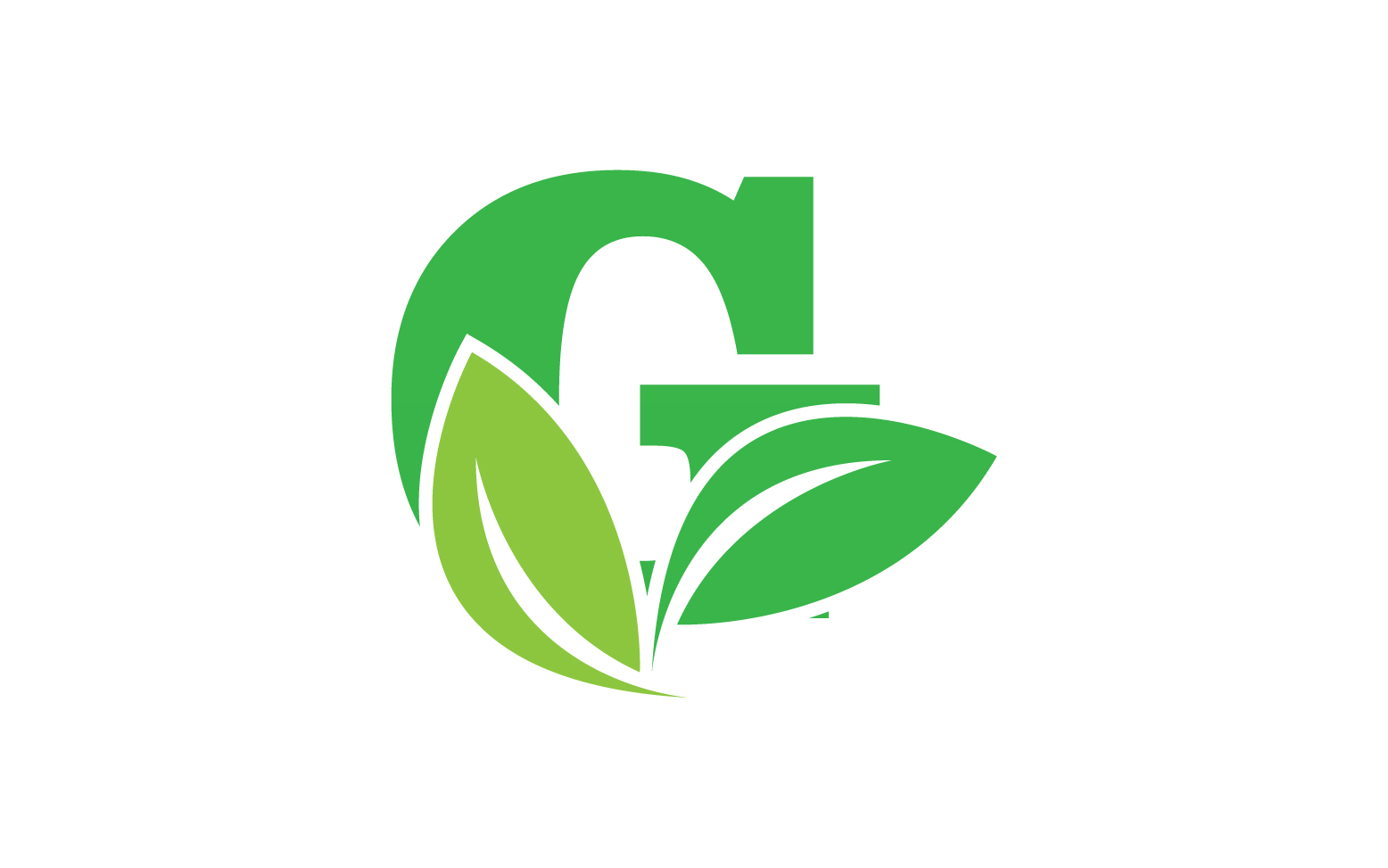 G letter leaf green logo icon version v31