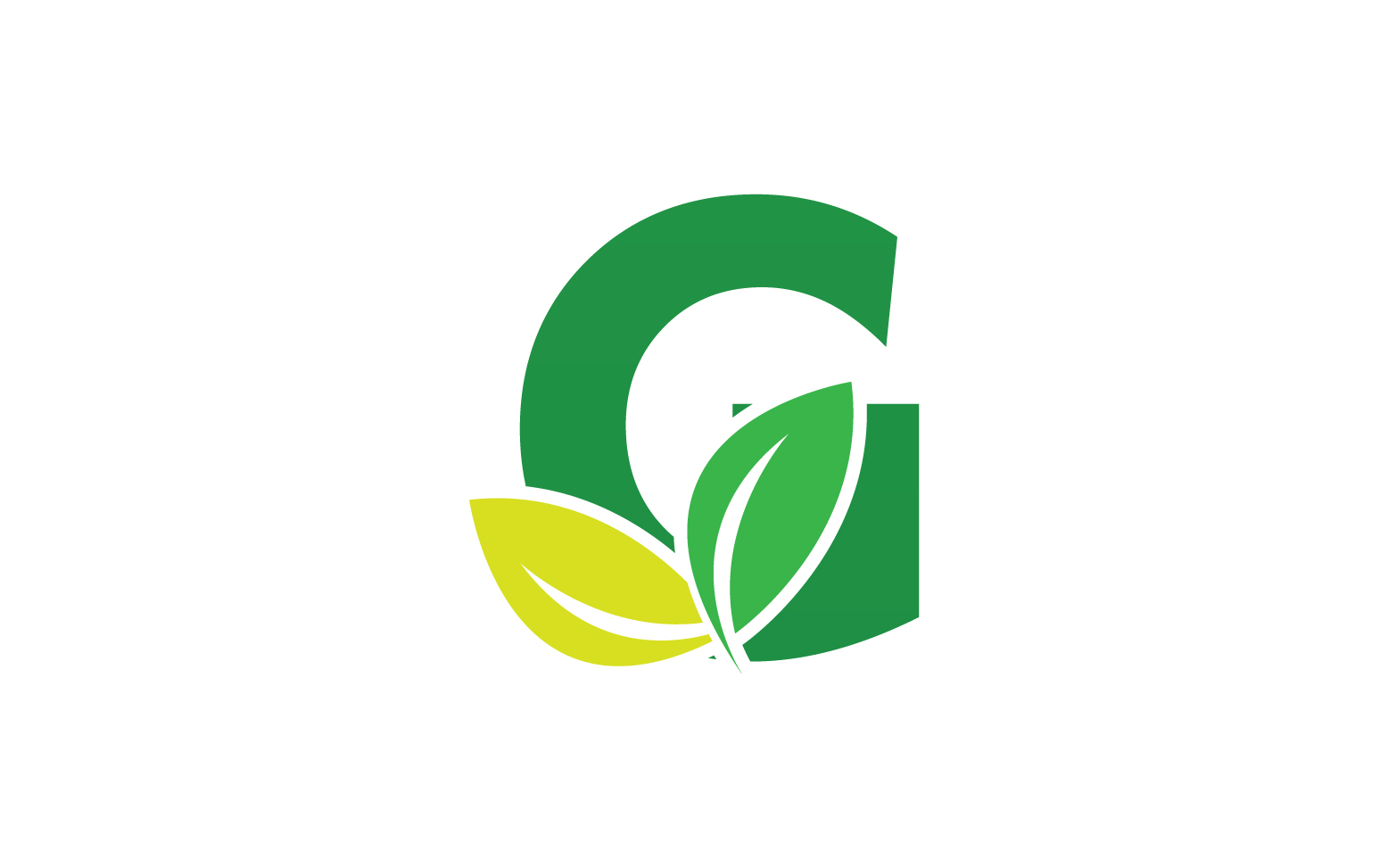 G letter leaf green logo icon version v57