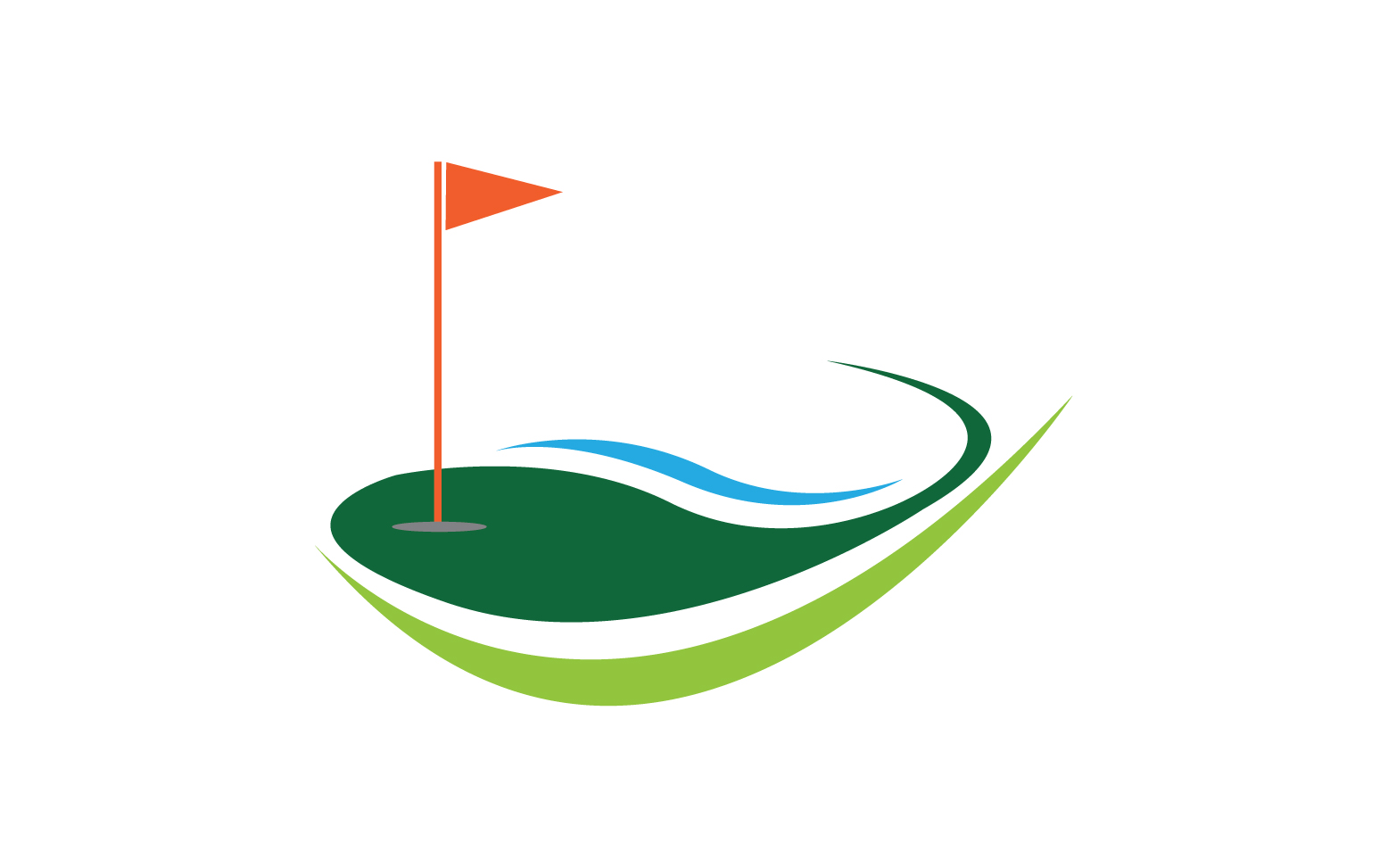 Golf logo sport vector version v6