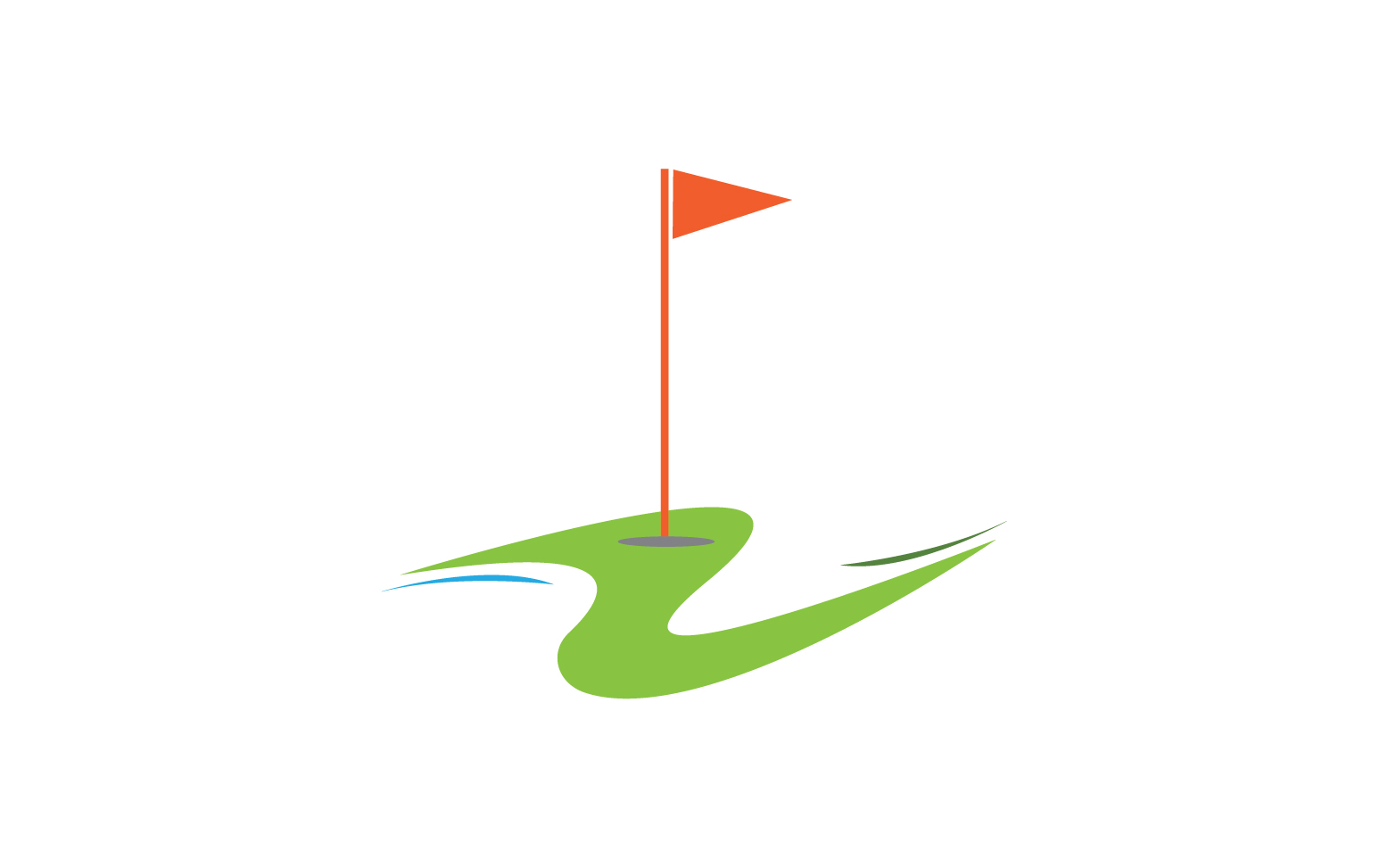 Golf logo sport vector version v25