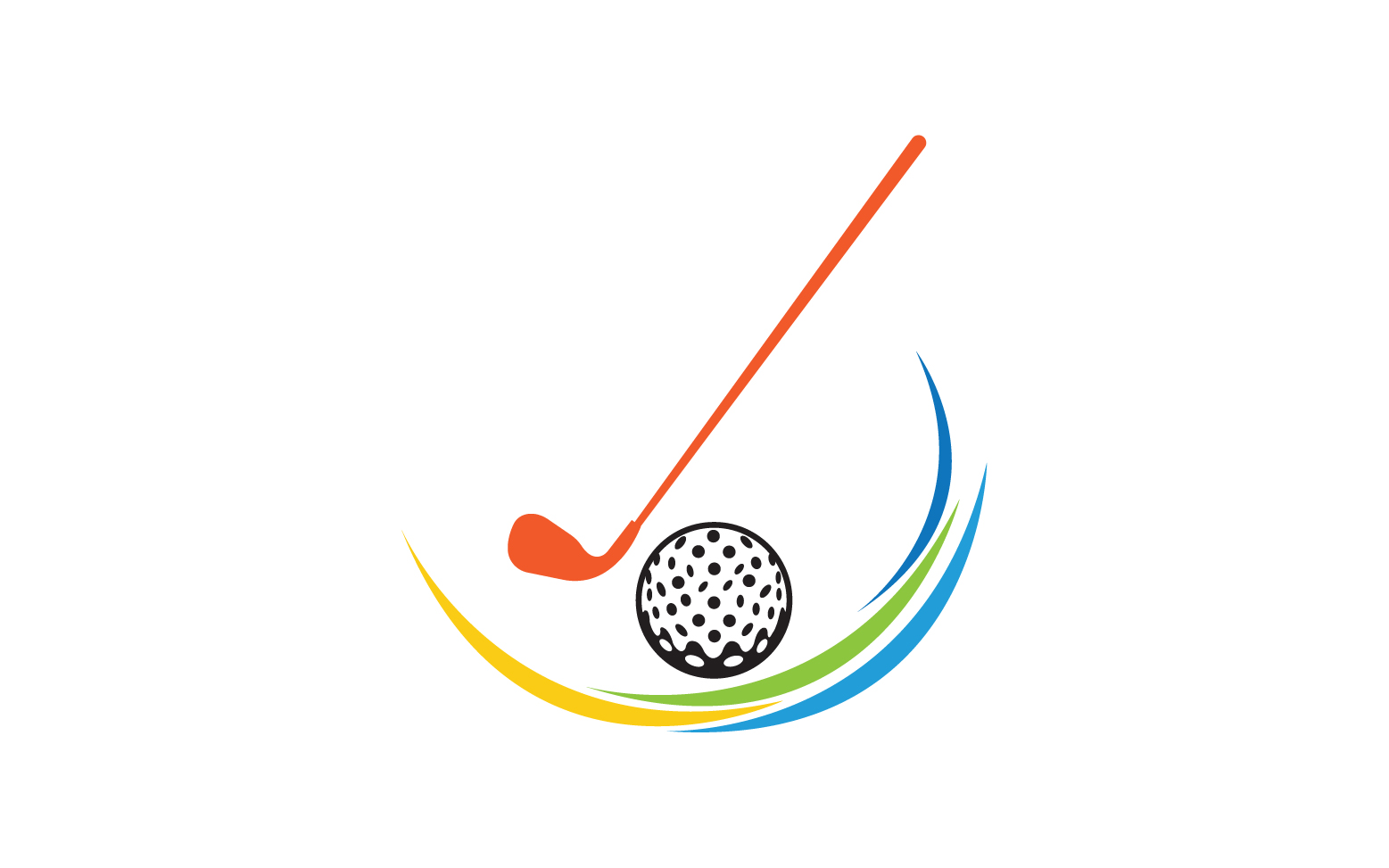 Golf logo sport vector version v26