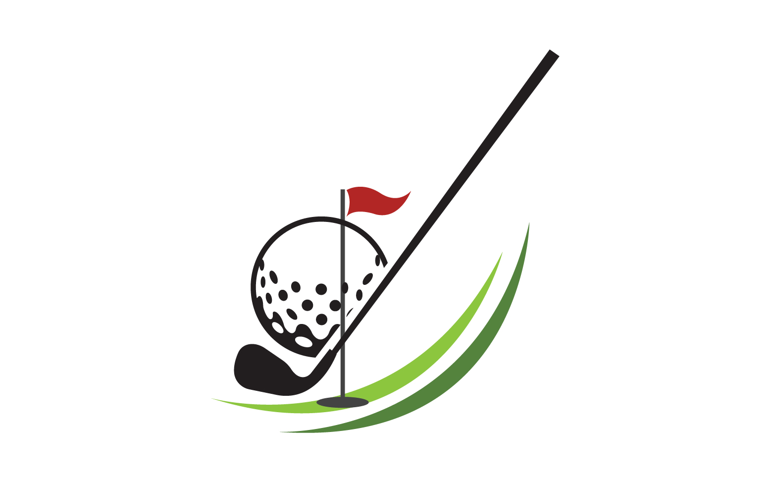Golf logo sport vector version v34