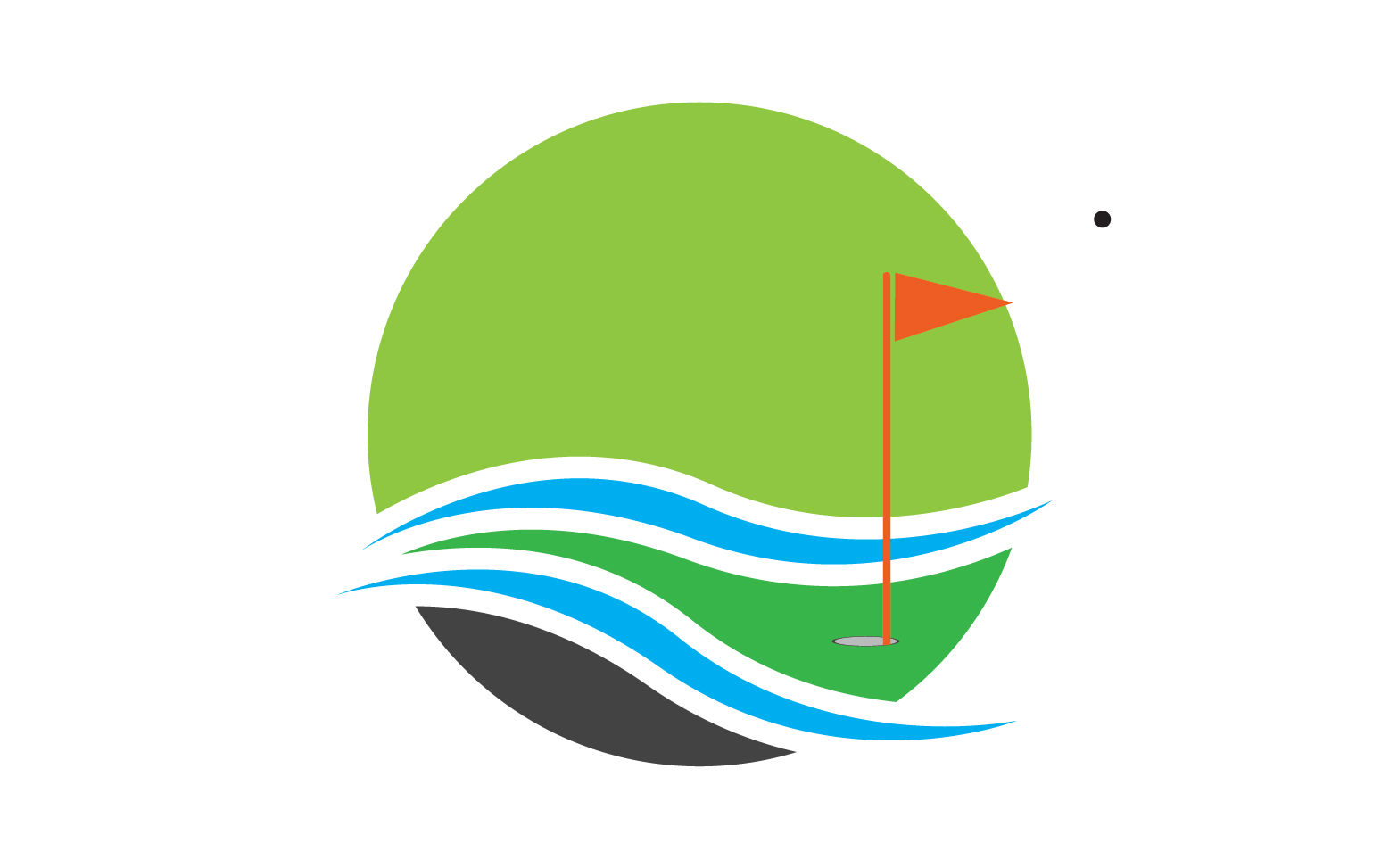 Golf logo sport vector version v35