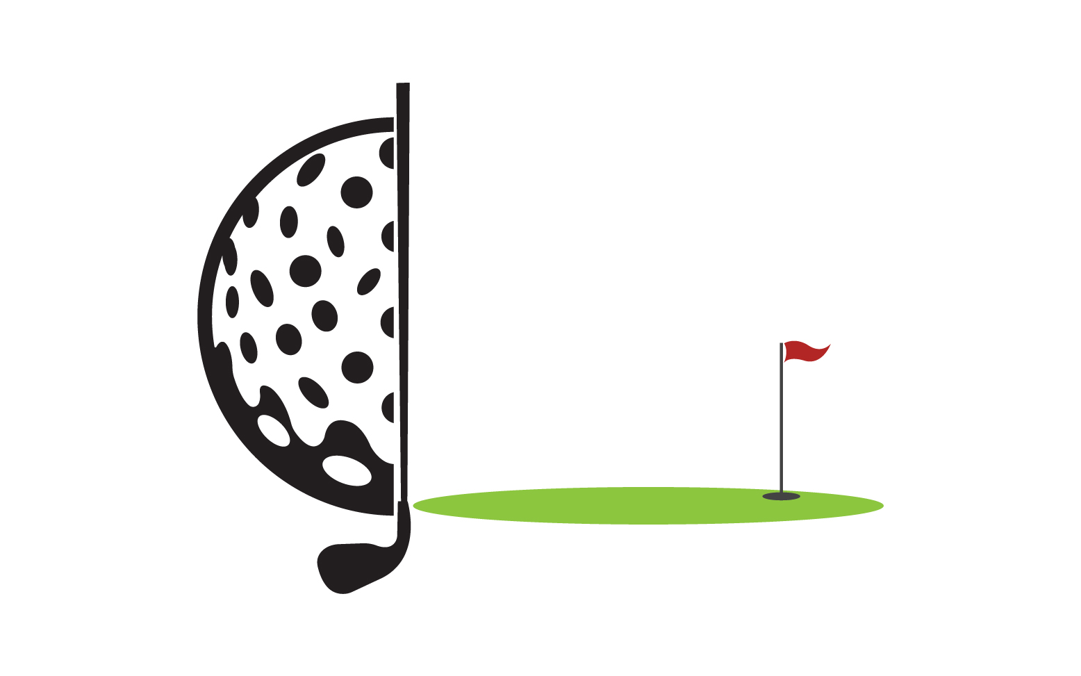 Golf logo sport vector version v39