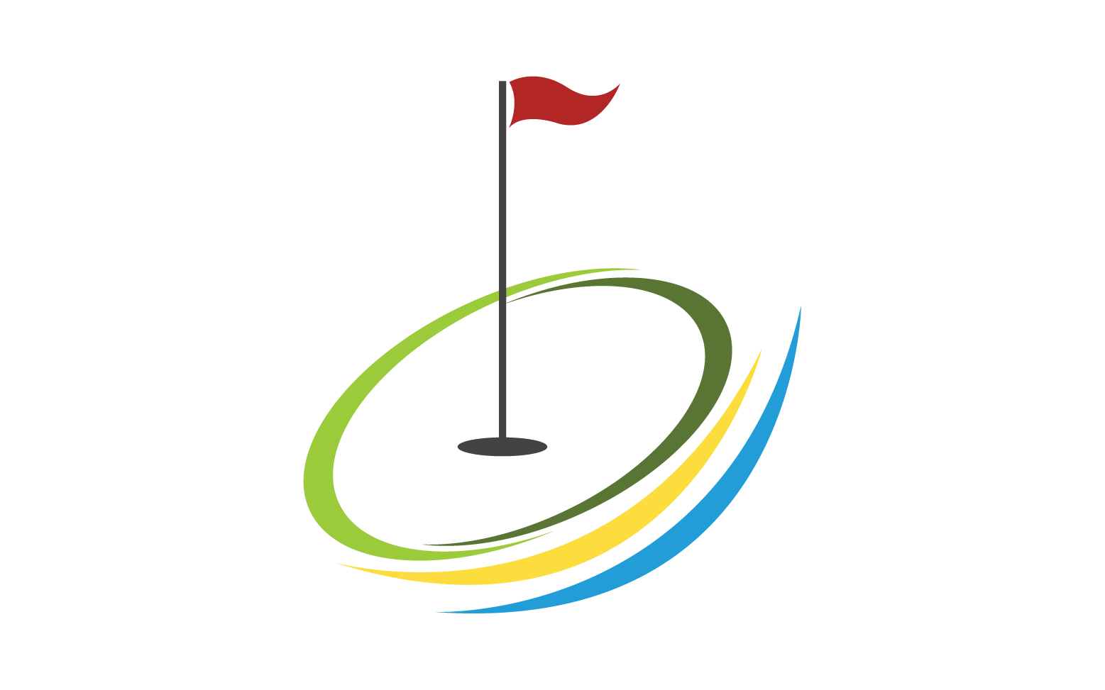 Golf logo sport vector version v45