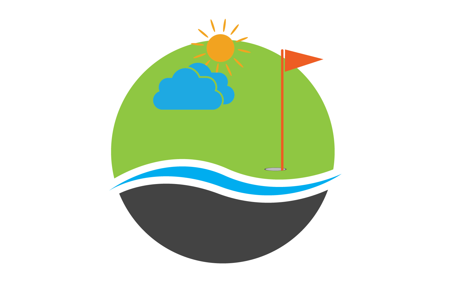 Golf logo sport vector version v36