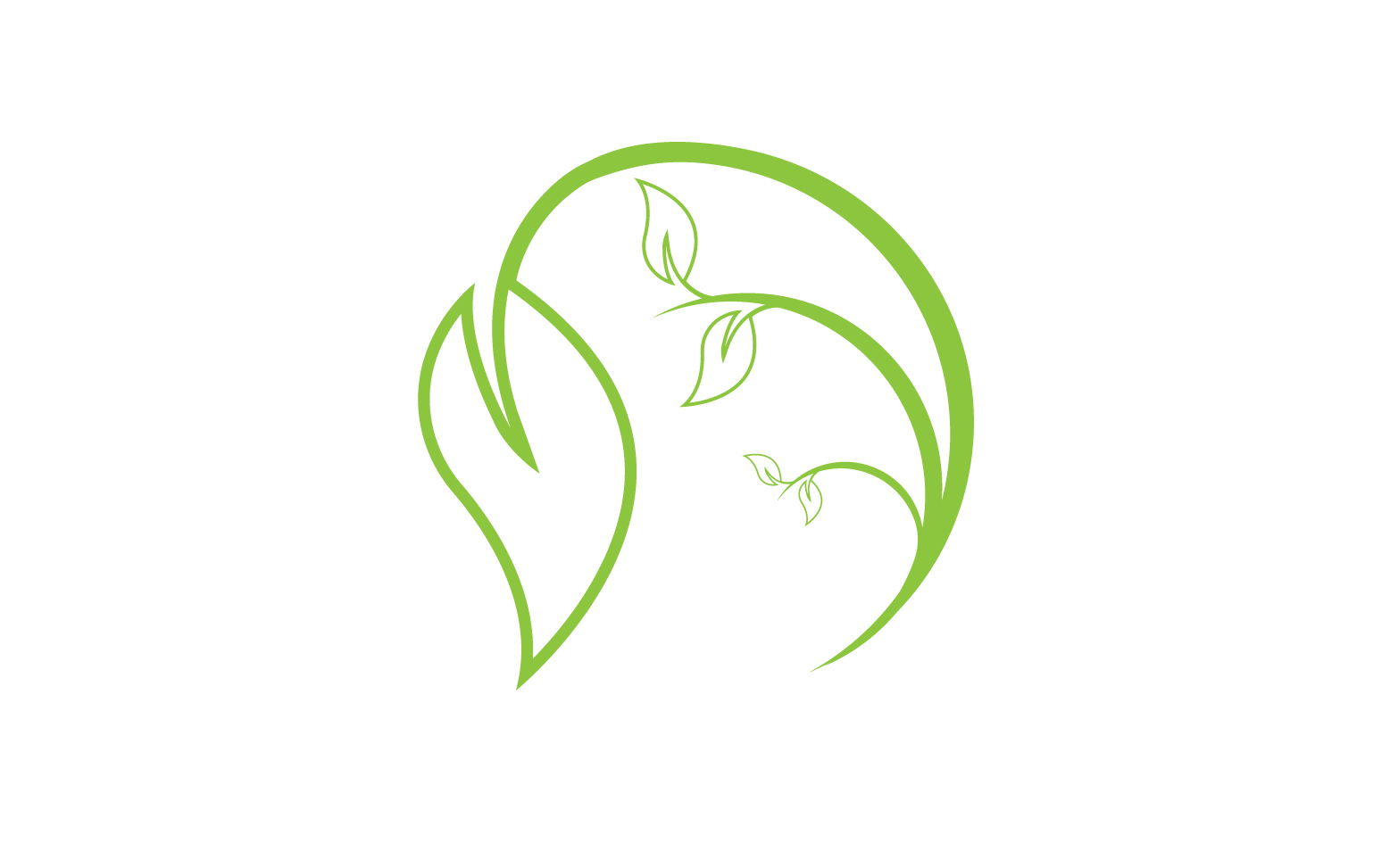 Leaf green ecology tree element icon version v5