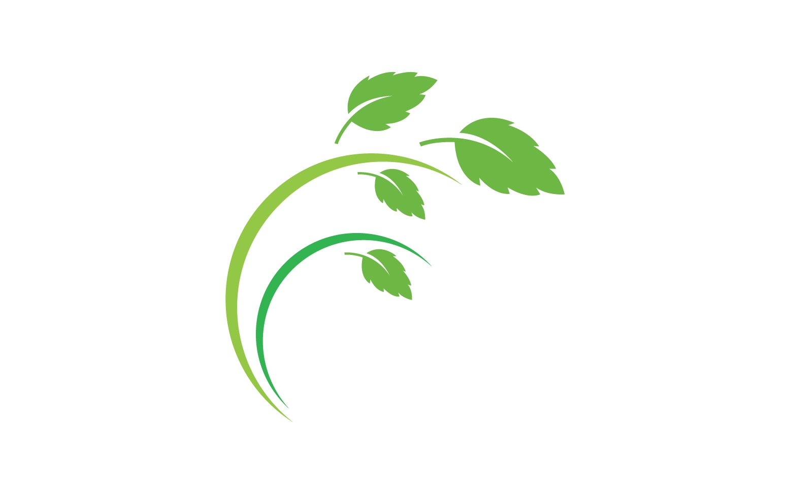 Leaf green ecology tree element icon version v17
