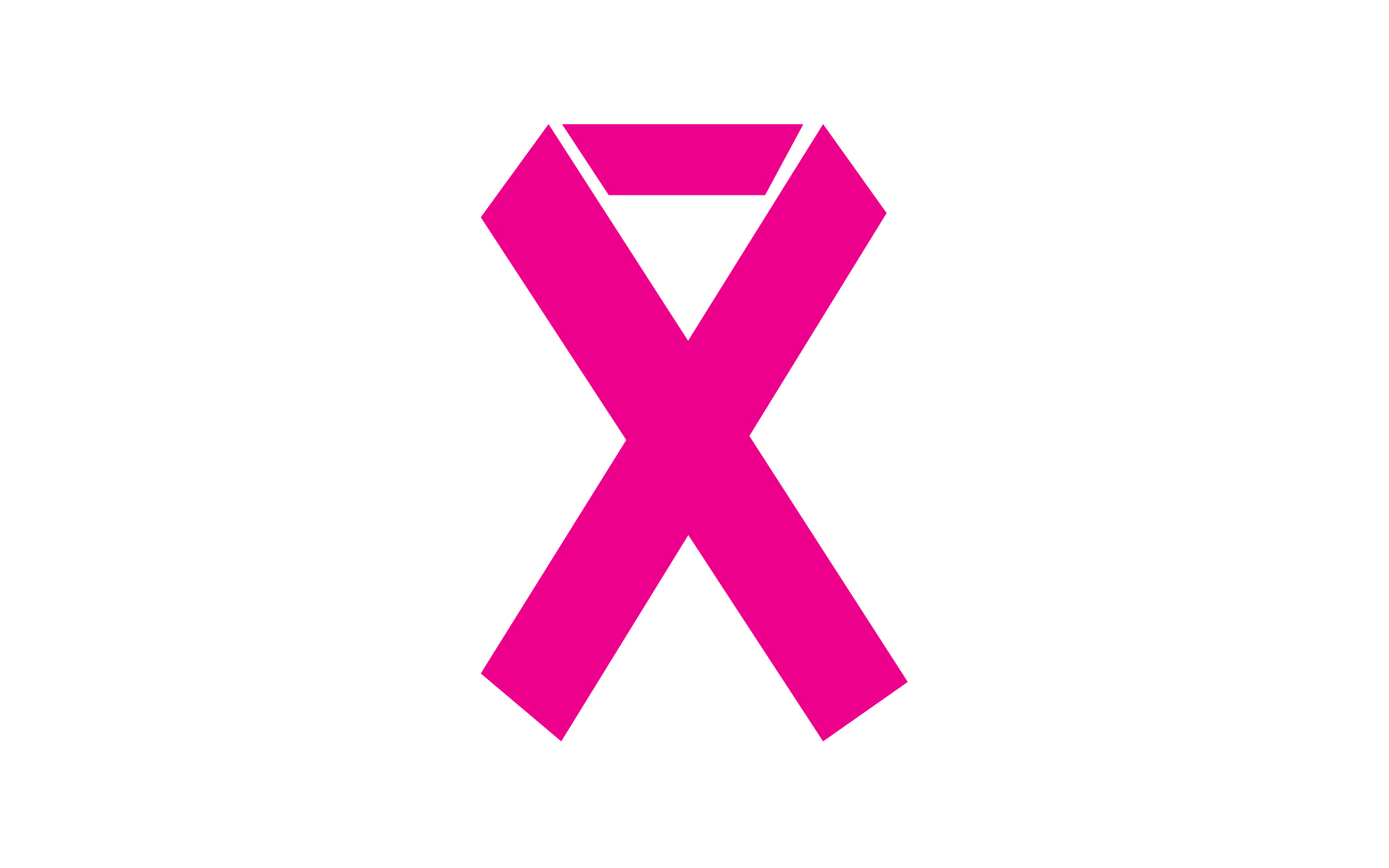 Ribbon pink icon logo element version v16