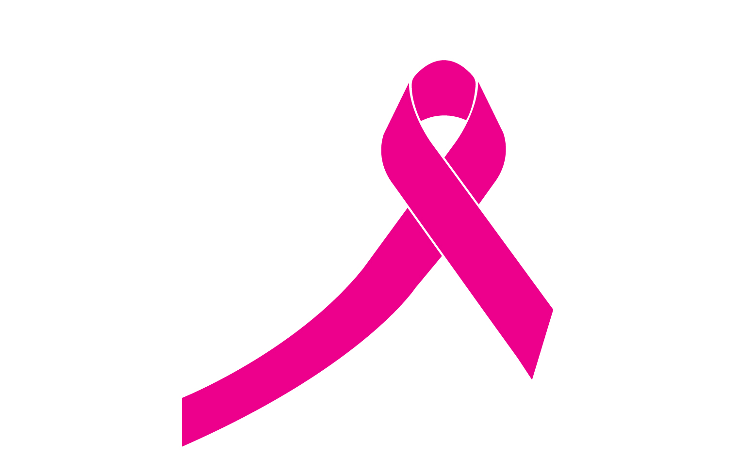 Ribbon pink icon logo element version v49