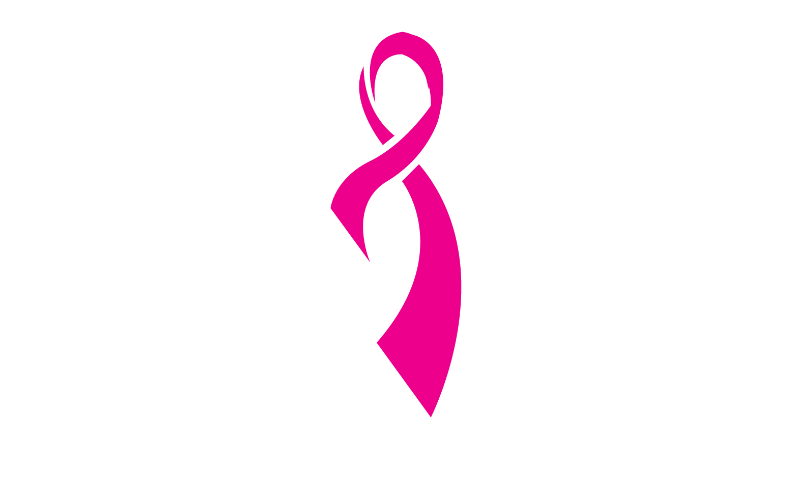 Ribbon pink icon logo element version v52