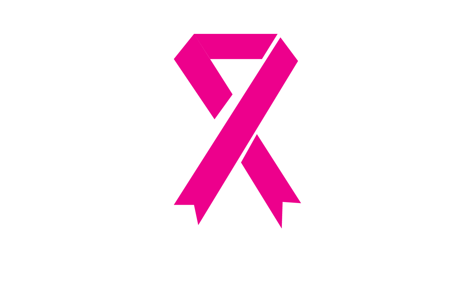 Ribbon pink icon logo element version v61