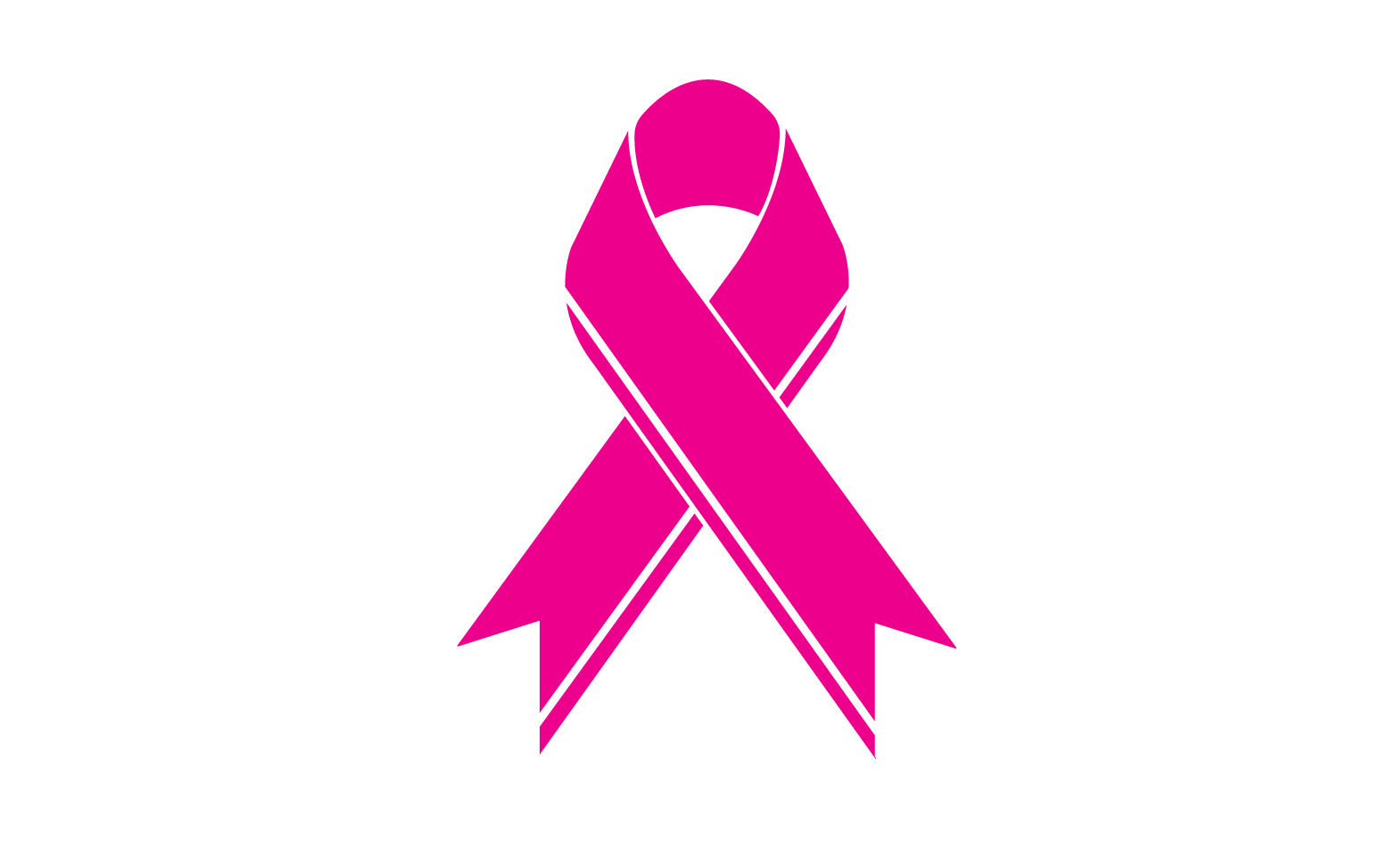 Ribbon pink icon logo element version v57