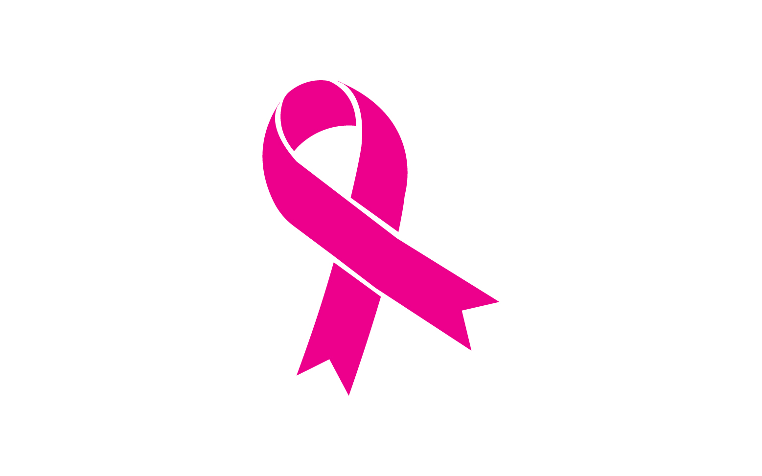 Ribbon pink icon logo element version v64