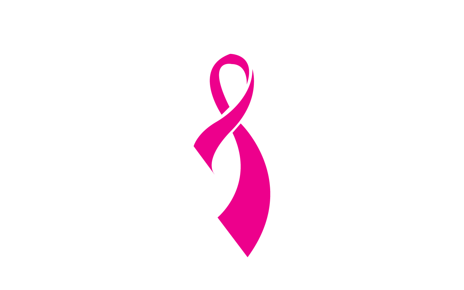 Ribbon pink icon logo element version v60