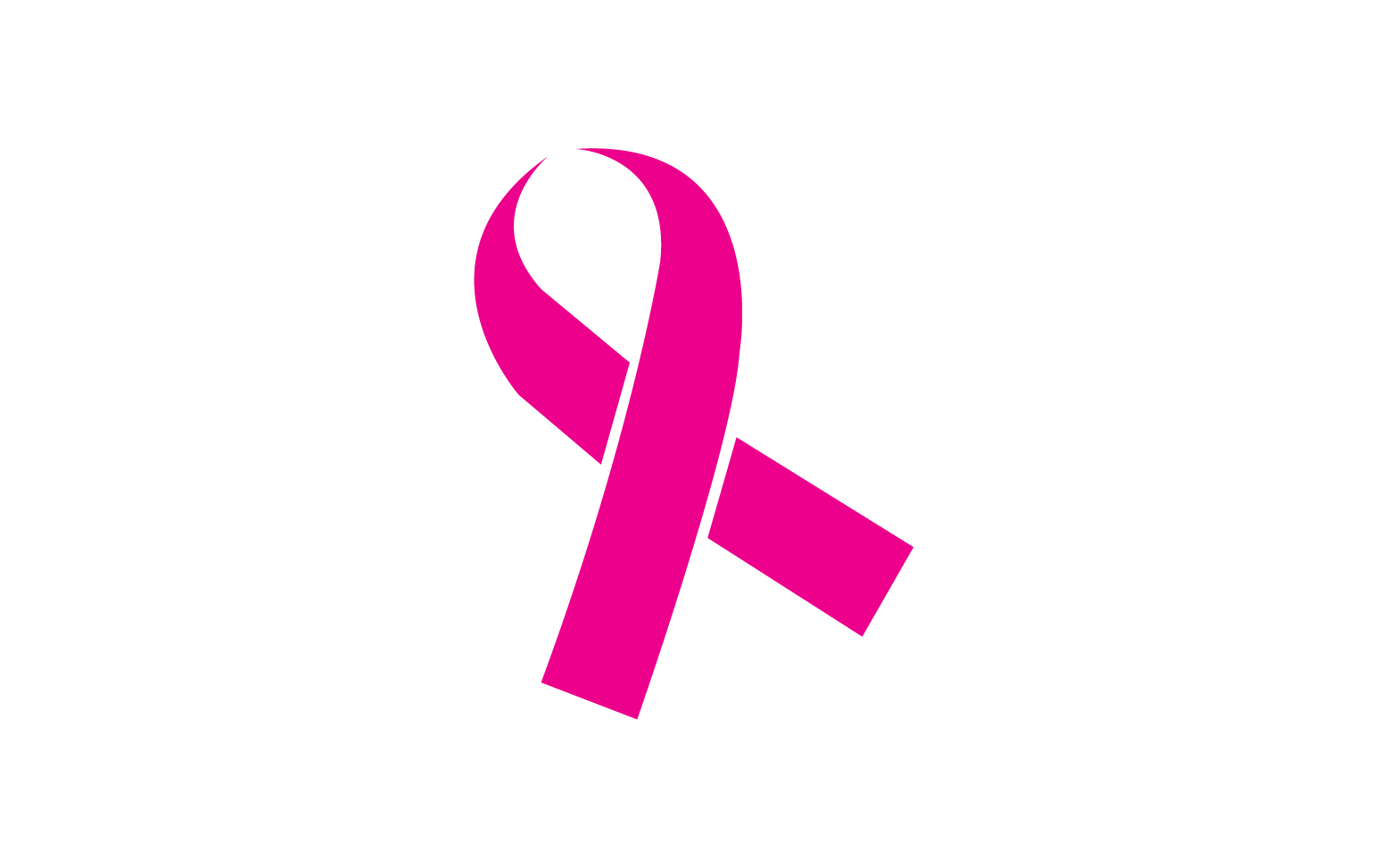 Ribbon pink icon logo element version v62