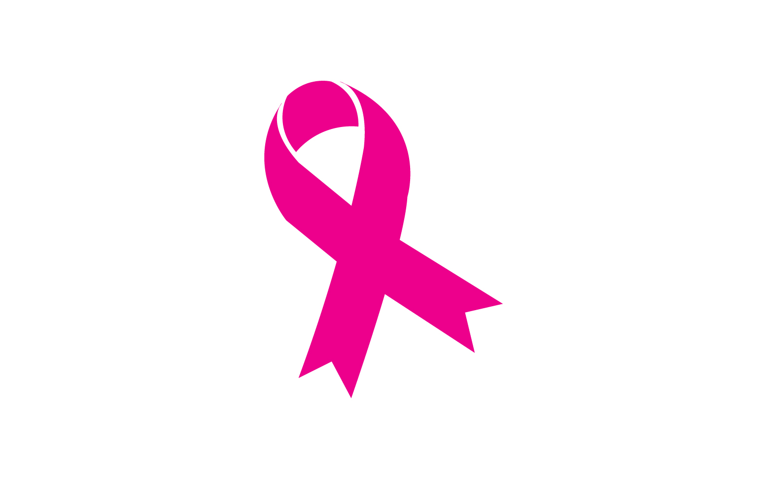 Ribbon pink icon logo element version v63