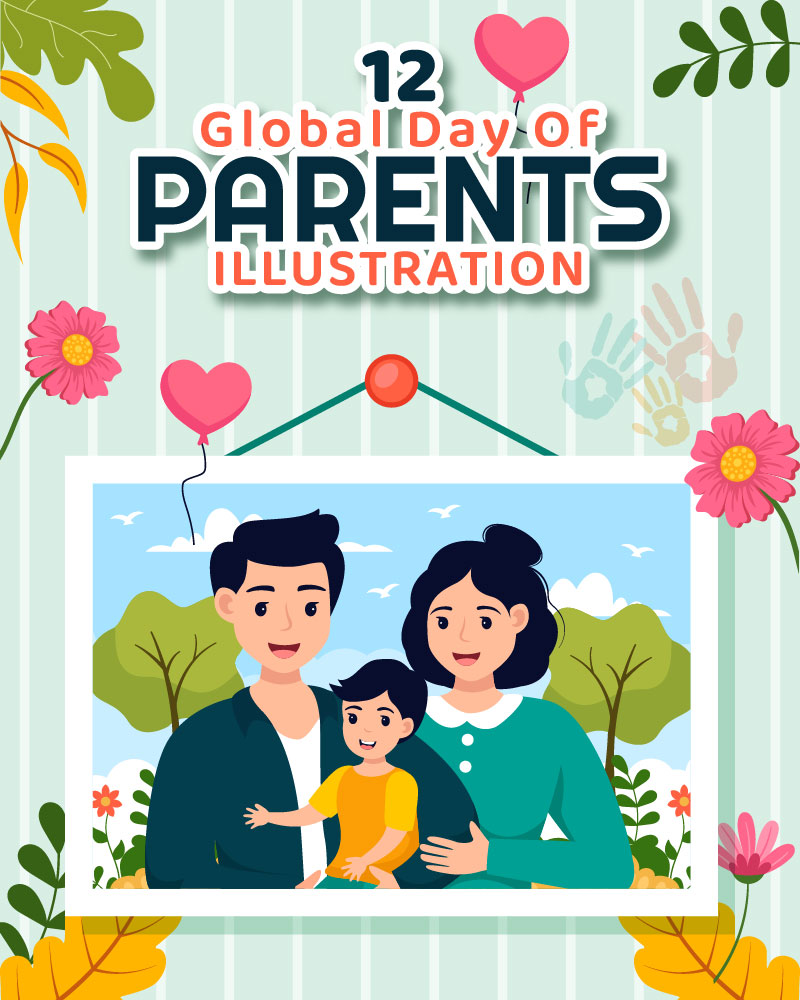 12 Global Day of Parents Illustration