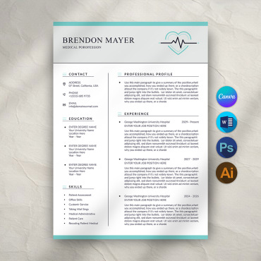 Template Word Resume Templates 390448