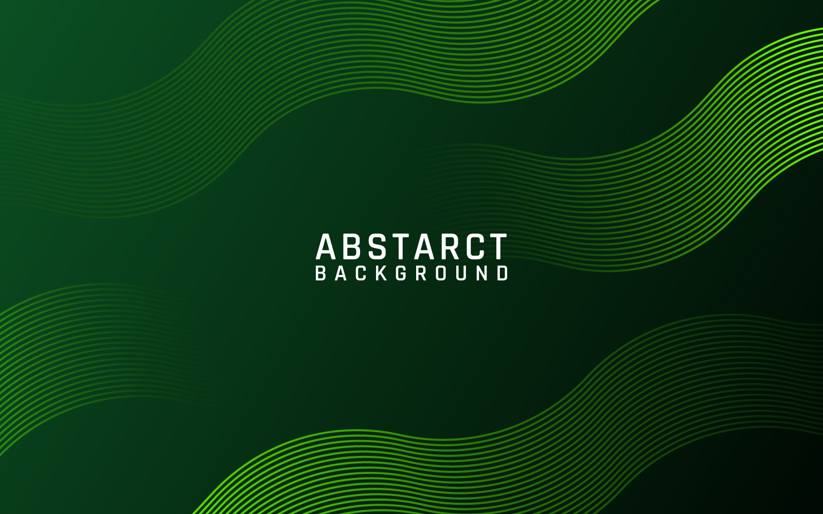 Premium Abstract Green Technology line background