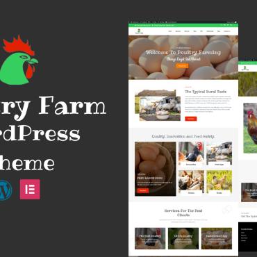 Elementor Poultry WordPress Themes 390491