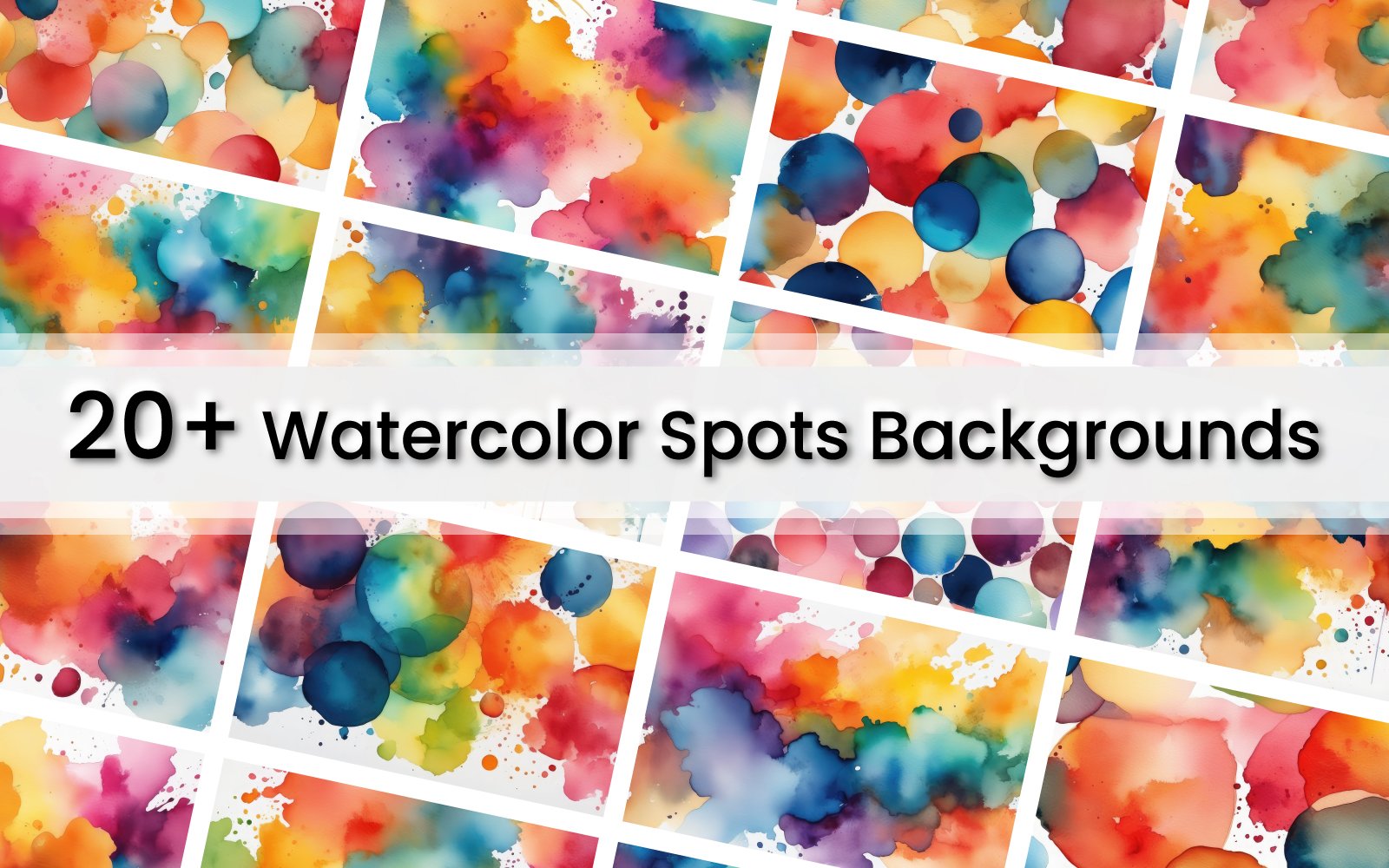 20+ Premium Abstract Watercolor background Bundles