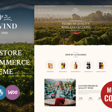 Beer Brewery WooCommerce Themes 390605