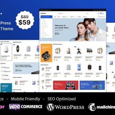 Clean Electronic WooCommerce Themes 390606
