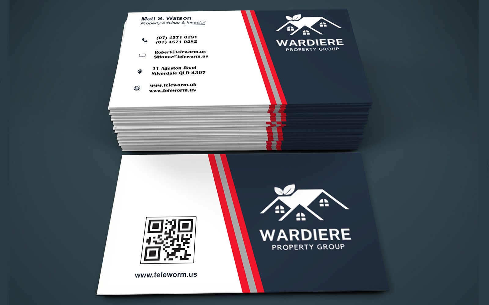 Business Card for Property Consultant - Visiting Card