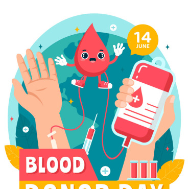 Blood Donor Illustrations Templates 390659