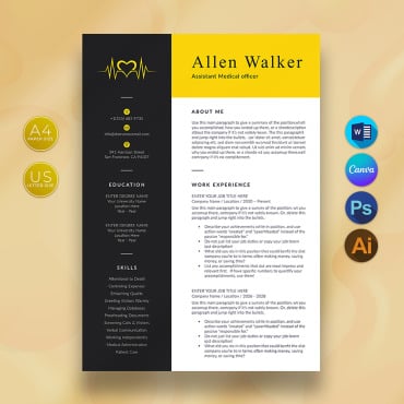 Template Word Resume Templates 390740