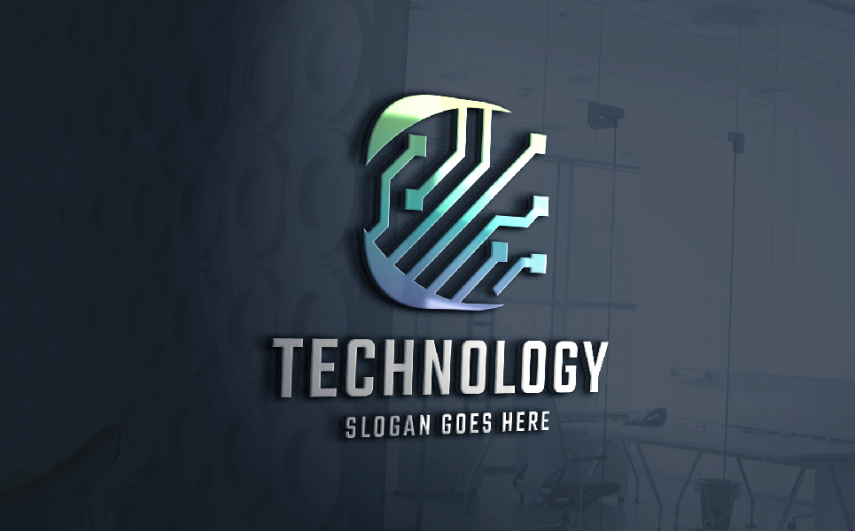 Pro Technology Logo Template