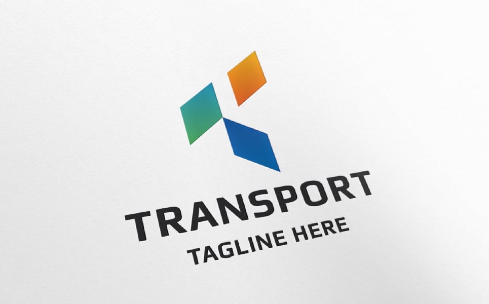 Transport Letter T Logo Template